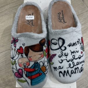 V-IL-C212665FIGR ZAPA AMOR VIDA FIELTRO GRIS