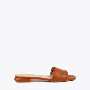 LOLA CASADEMUNT MS2505003 Sandalia pala con detalle trenzado MARRON