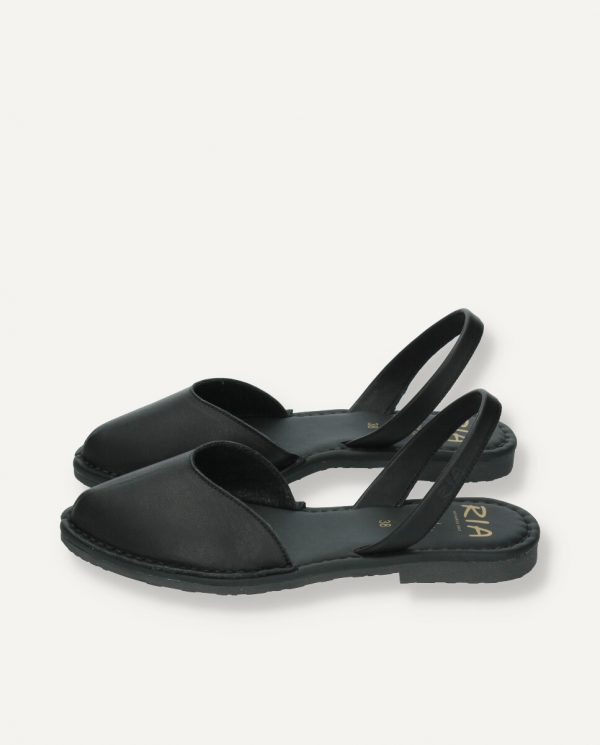RIA 62010-N VELVET NEGRO PATIN CREPELINA CORAZONES NEGRO