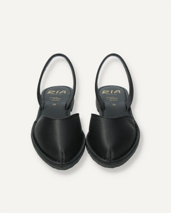 RIA 62010-N VELVET NEGRO PATIN CREPELINA CORAZONES NEGRO - Imagen 2
