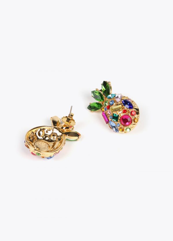LOLA CASADEMUNT LS2503037 Pendientes joya piña METAL-MULTICOLOR - Imagen 3