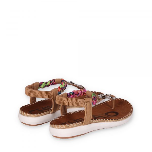 CHIKA10 CANELON 04 Cuero Sandalias Piel Vegana de Mujer Chika10 Plano - Imagen 3