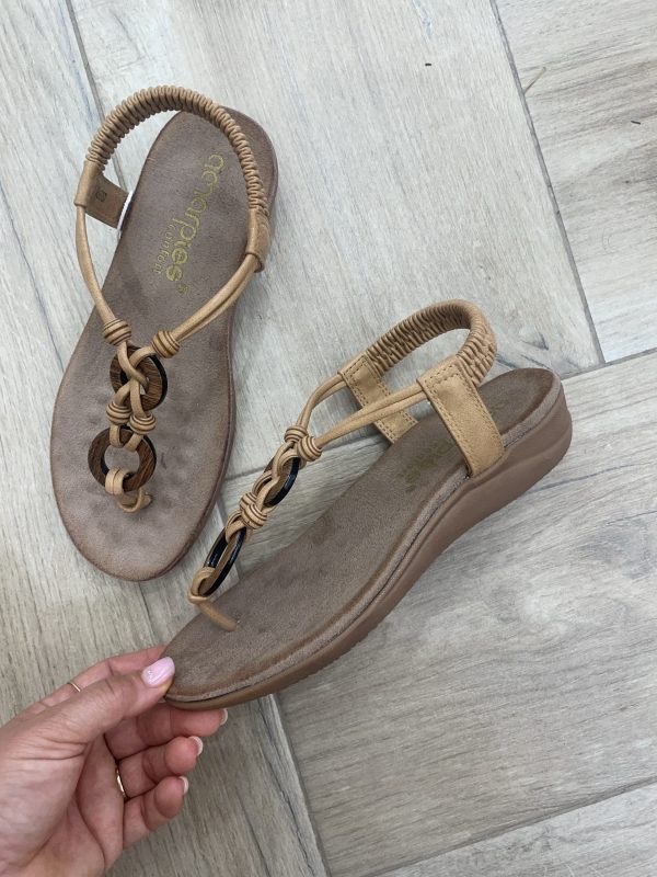 AMARPIES ABZ28687 ESCLAVA ELASTICO ADORNOS CUERO