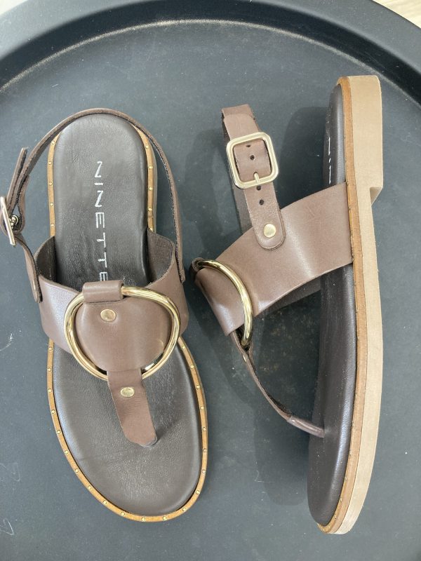NINETTE R-144621 TEQUILA MARRON NORD CUERO