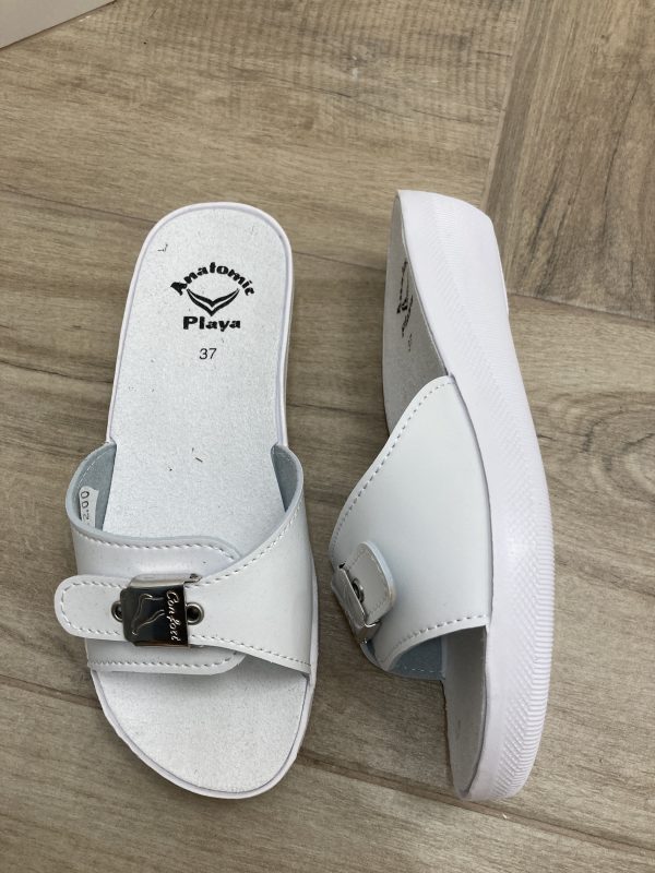105 CHANCLAS DE PLAYA SINTETICO BLANCO TALLA UNICA