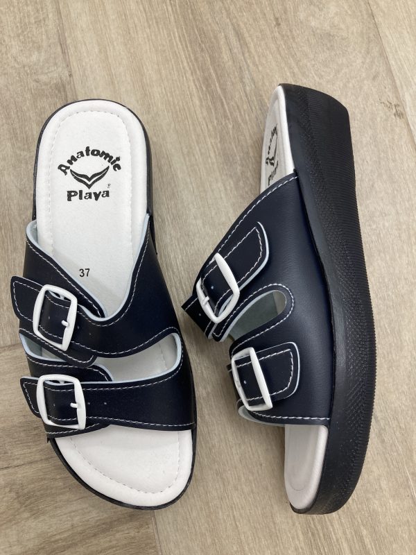 126 CHANCLAS DE PLAYA SINTETICO AZUL TALLA UNICA