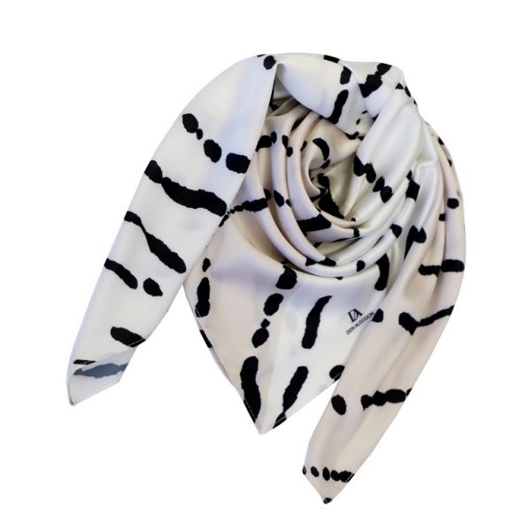DON ALGODON 0RV9605000 PAÑUELO BLANCO-NEGRO