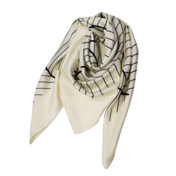 DON ALGODON 0RV9606000  PAÑUELO BEIGE-NEGRO