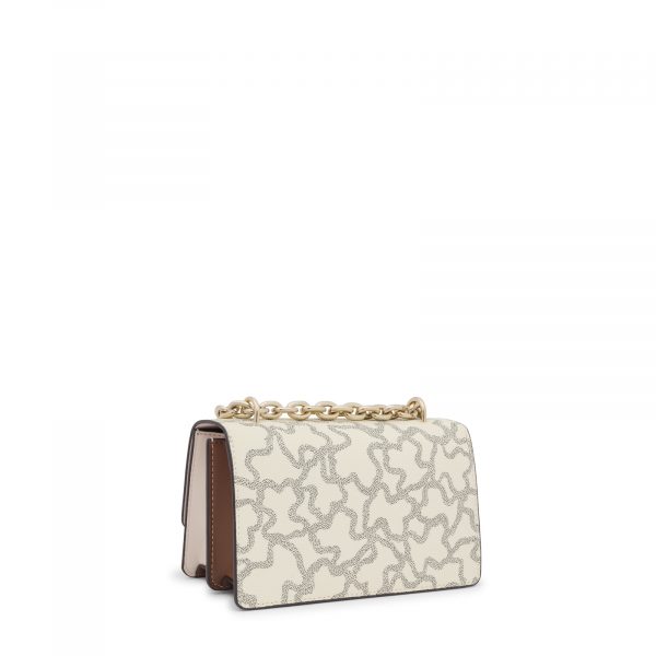 TOUS 2002128601 BANDOLERA S. SOLAPA KAOS ICON BEIGE-MULT - Imagen 3