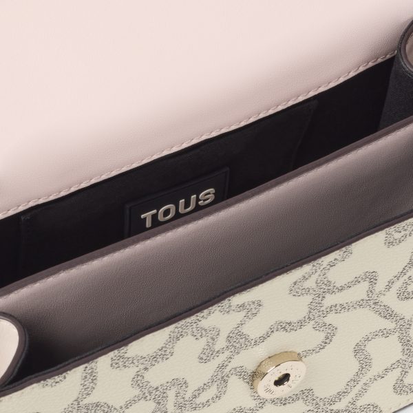 TOUS 2002128601 BANDOLERA S. SOLAPA KAOS ICON BEIGE-MULT - Imagen 2