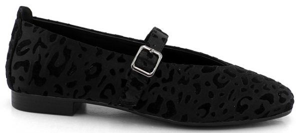 DANGELA DDN29001 BAILARINA HEBILLA PEOPARDO NEGRO