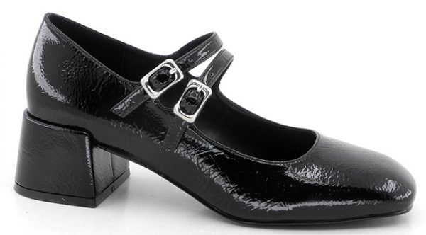 DANGELA DDN29007 ZAPATO SEÑORA DOBLE CORREA NEGRO