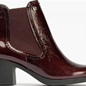 Pitillos 30103 Botin Chelsey en Charol BURDEOS
