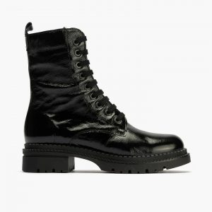 Pitillos 10794 Botin Militar en Charol NEGRO