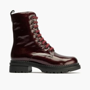 Pitillos 10794 Botin Militar en Charol BURDEOS