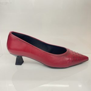 Desiree GARONS4 Salon con microtachas punta fina tacon 4,5NICK ROJO