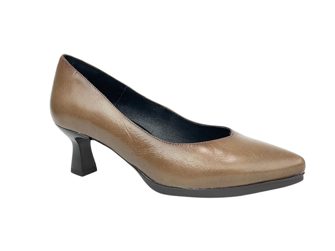 Desiree MACA1 Salon hueco pico tacon 4,5 cm Total Flex NICK TAUPE - Imagen 2