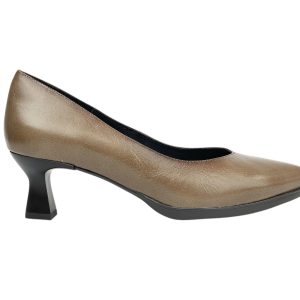 Desiree MACA1 Salon hueco pico tacon 4,5 cm Total Flex NICK TAUPE