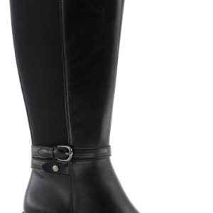 AMARPIES AHS29488 BOTA ALTA COMBI ELASTICO CORREA TOBILLO Negro