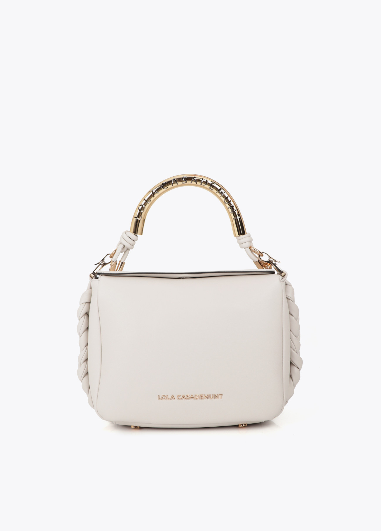 LOLA CASADEMUNT LF2504039 Bandolera asa metalizada personalizada CRUDO