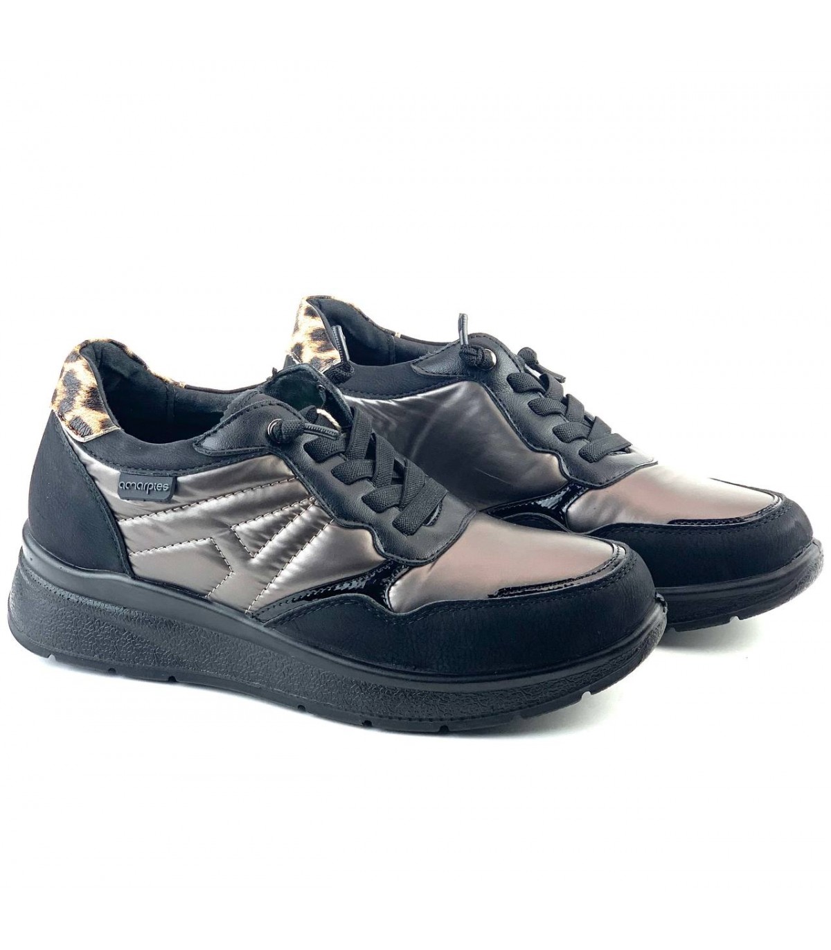 AMARPIES ATL29352 CONFORT COMBI ACOLCHADO Negro