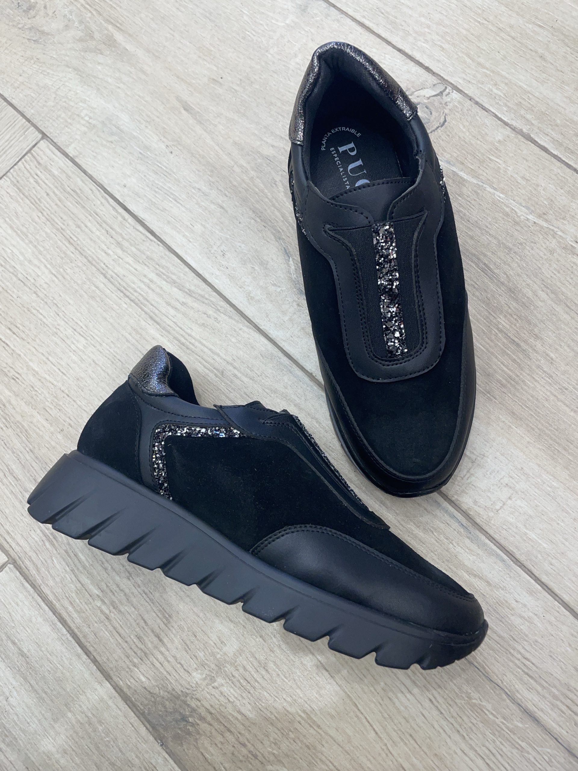 PUCHE 7411 MICRO Y SERRAJE COMB. NEGRO P.TRAIL