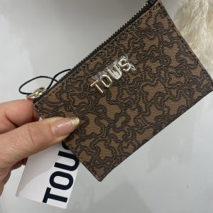 TOUS 2002380743 MONEDERO-TARJ KAOS MINI LINES MARRÓN