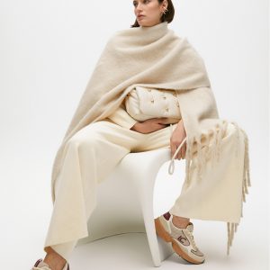 LOLA CASADEMUNT LF2507009 Budanda lisa flecos gruesos CRUDO