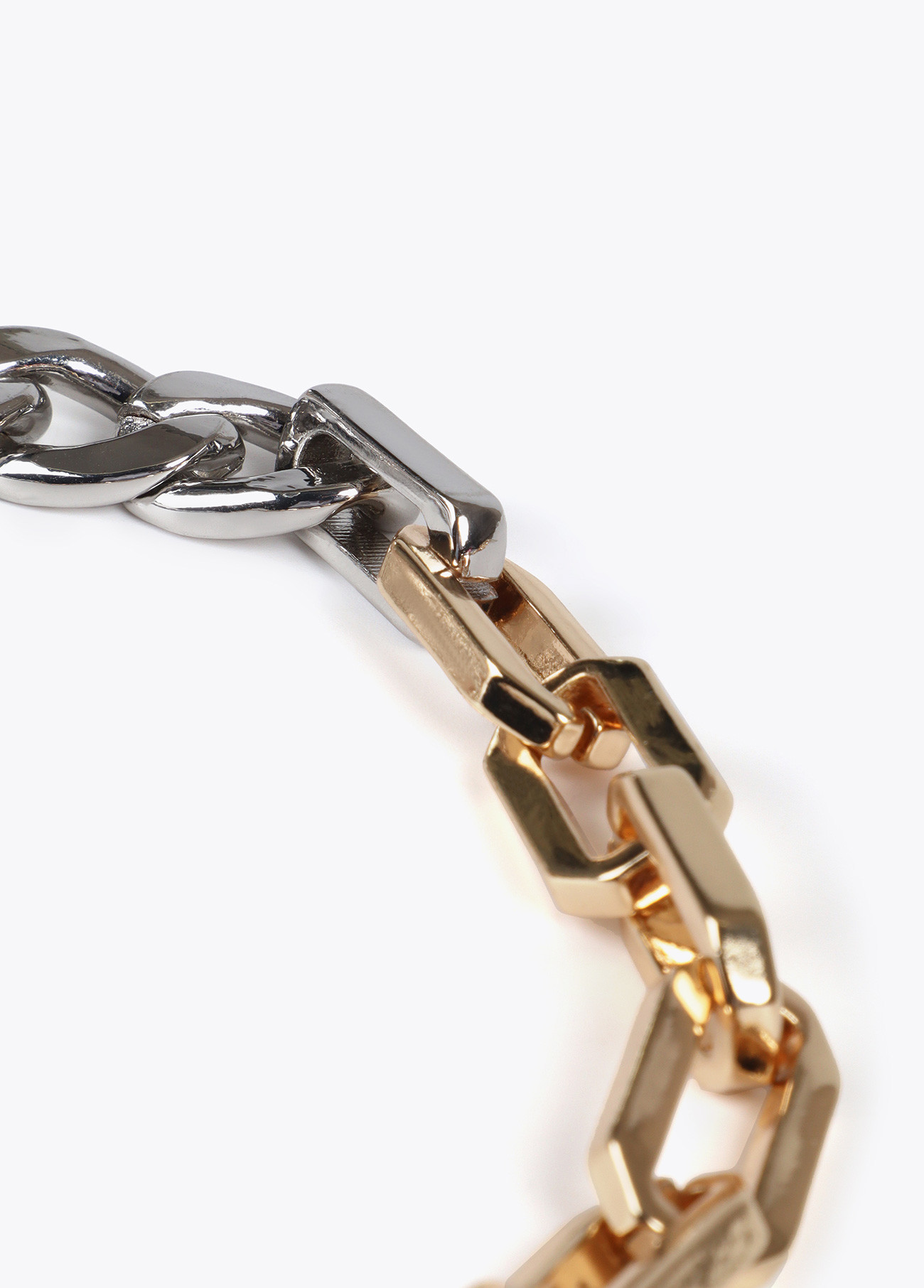 LOLA CASADEMUNT LF2503057 Collar corto combinado cadenas logo ovalado METAL-METAL - Imagen 4