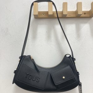 TOUS 2002373251 BOLSO DE HOMBRO T BACK TO BASICS NEGRO