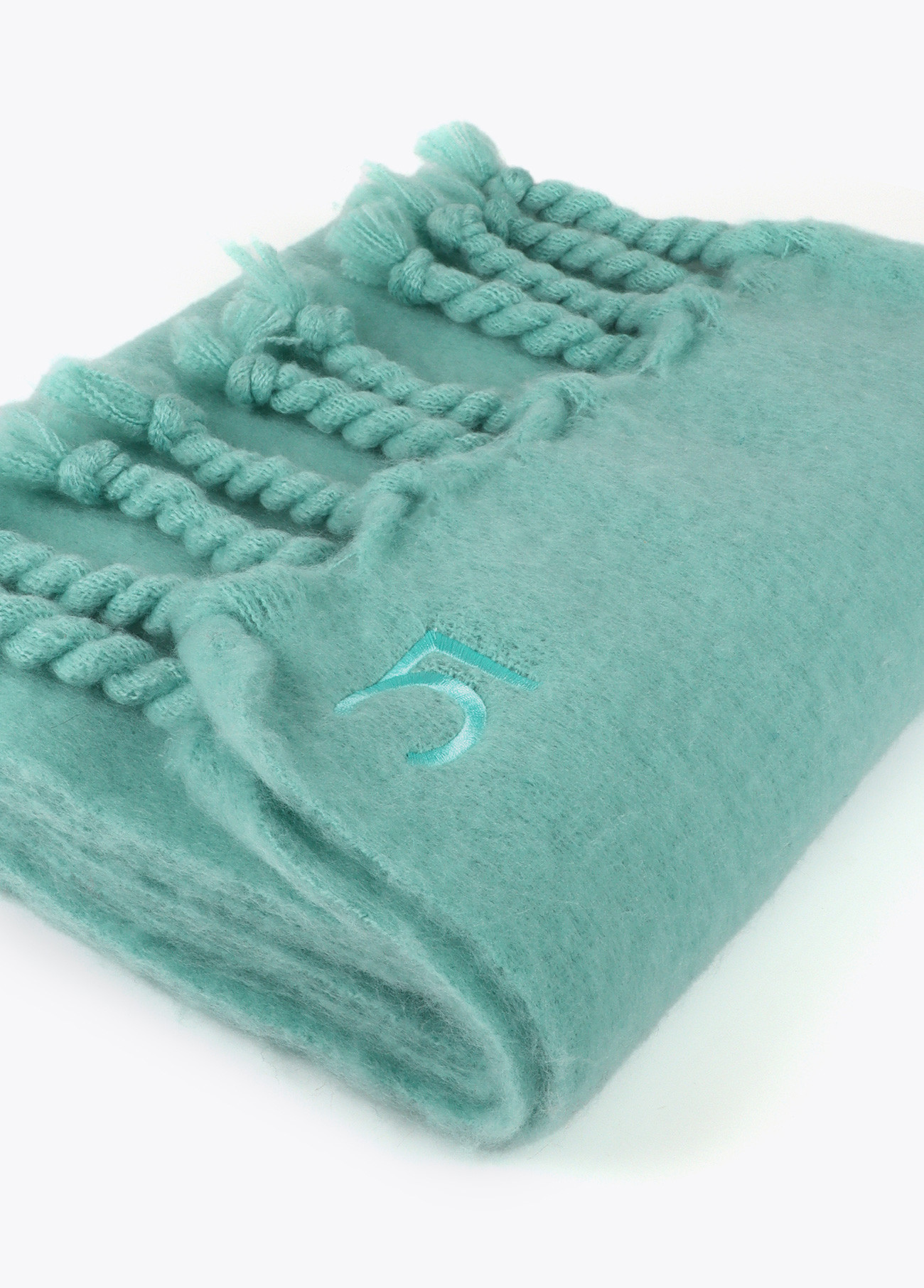 LOLA CASADEMUNT LF2507009 Budanda lisa flecos gruesos VERDE - Imagen 4