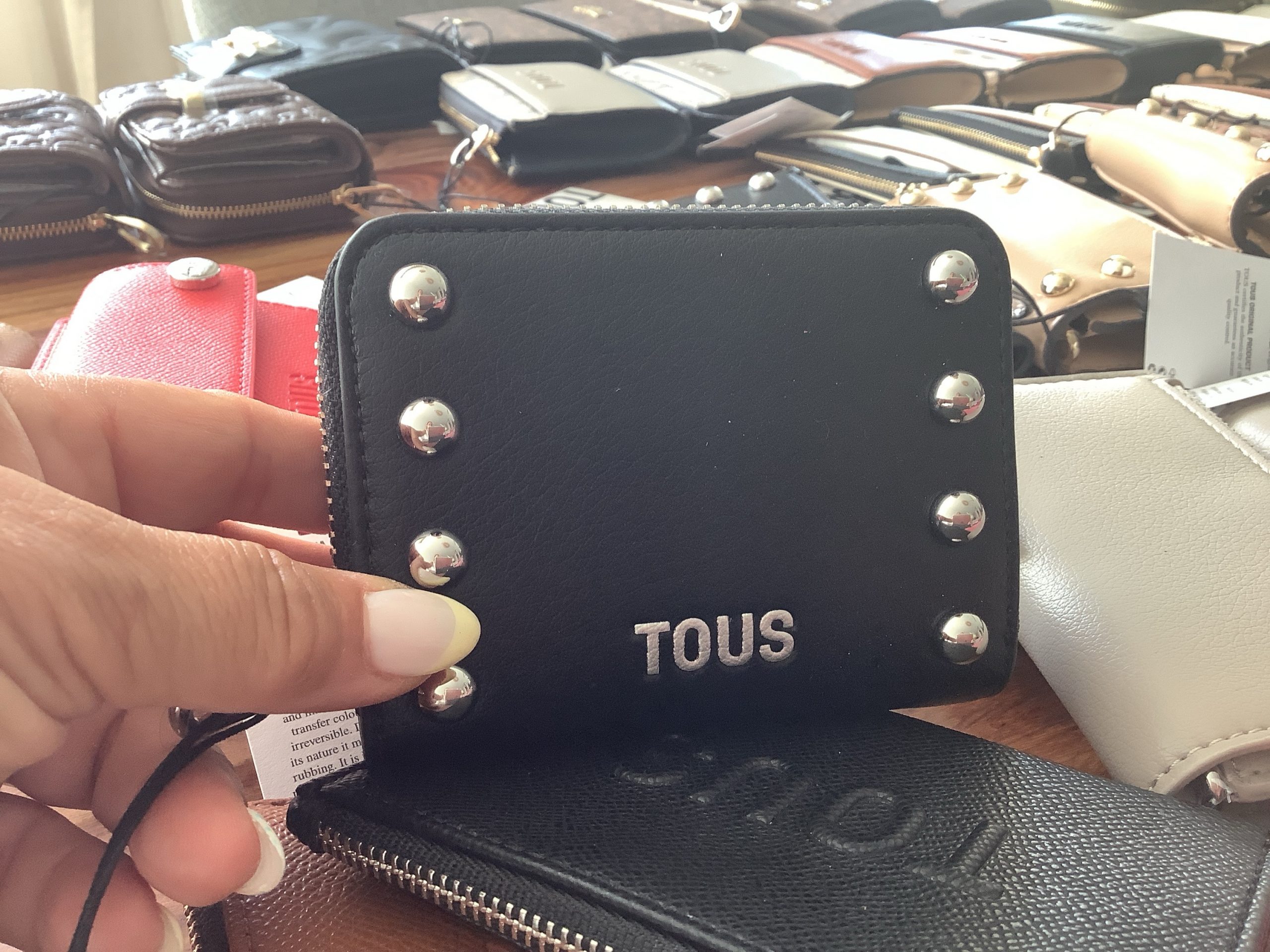 TOUS 2002380651 MONEDERO M. TOUS JEWELRY STUDS NEGRO