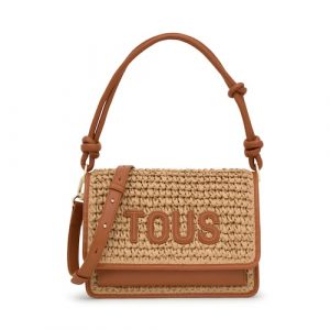 TOUS 2002202843 BANDOLERA M.AUDREE RAFIA CAMEL