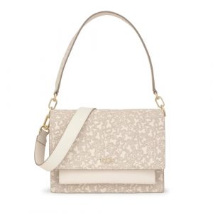TOUS 2002183301 Bandolera M. Audree K Mini Lines Beige