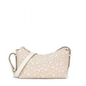 TOUS 2002183201 Bandolera M. Kaos Mini Lines Beige