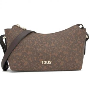 TOUS 2002378843 BANDOLERA M. KAOS MINI LINES MARRÓN