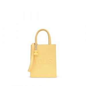 TOUS 2002373805 MINI BOLSO POP T BACK TO BASICS AMARILLO