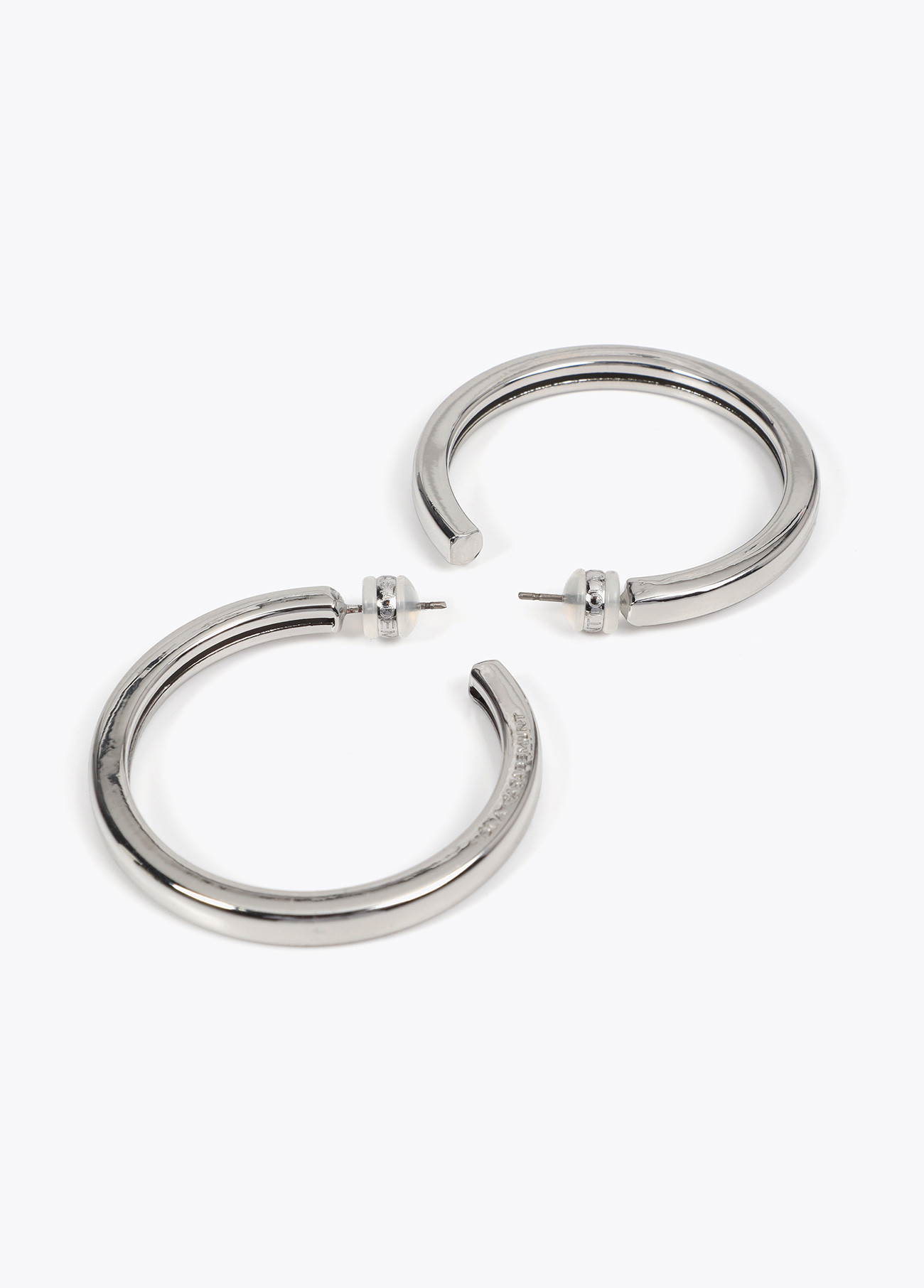 LOLA CASADEMUNT LF2503017 Pendientes Aro pequeño PLATEADO