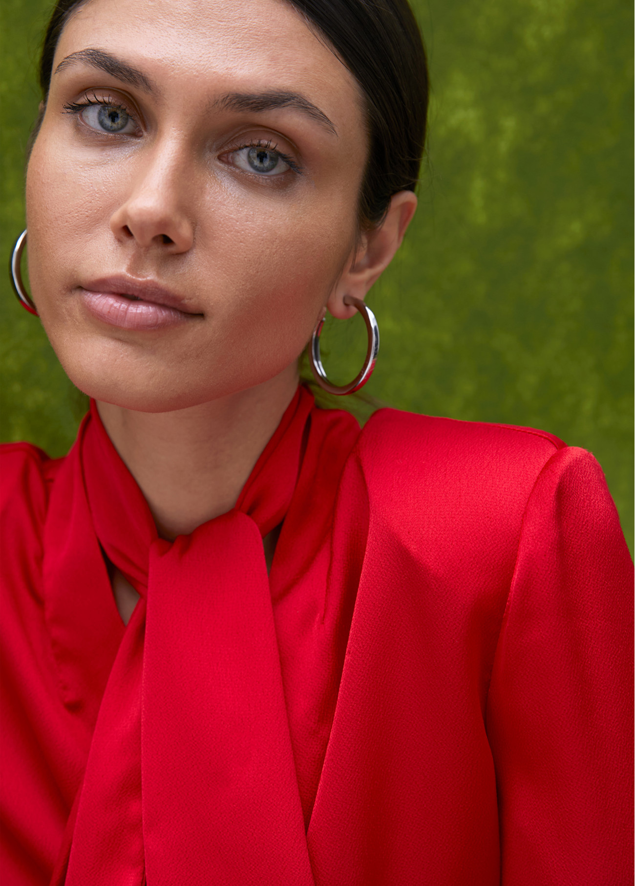 LOLA CASADEMUNT LF2503017 Pendientes Aro pequeño PLATEADO - Imagen 2