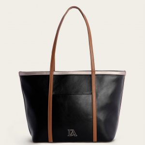 DON ALGODON 0RI7824001 Bolso Shopper Luneta - Piel Sintética Negro