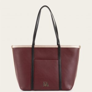 DON ALGODON 0RI7824055 Bolso Shopper Luneta - Piel Sintética Burdeos