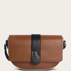 DON ALGODON 0RI7825051 Bolso Bandolera Briska - Piel Sintética Marrón