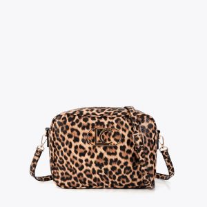 LOLA CASADEMUNT LS2604029 Bandolera báscica leopardo MARRON-NEGRO
