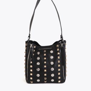LOLA CASADEMUNT LS2604046 Bolso de hombro con tachas