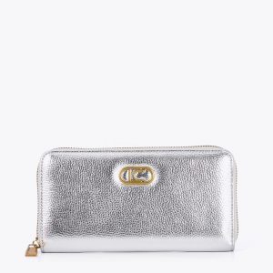 LOLA CASADEMUNT LS2612011 Cartera metalizada PLATEADO