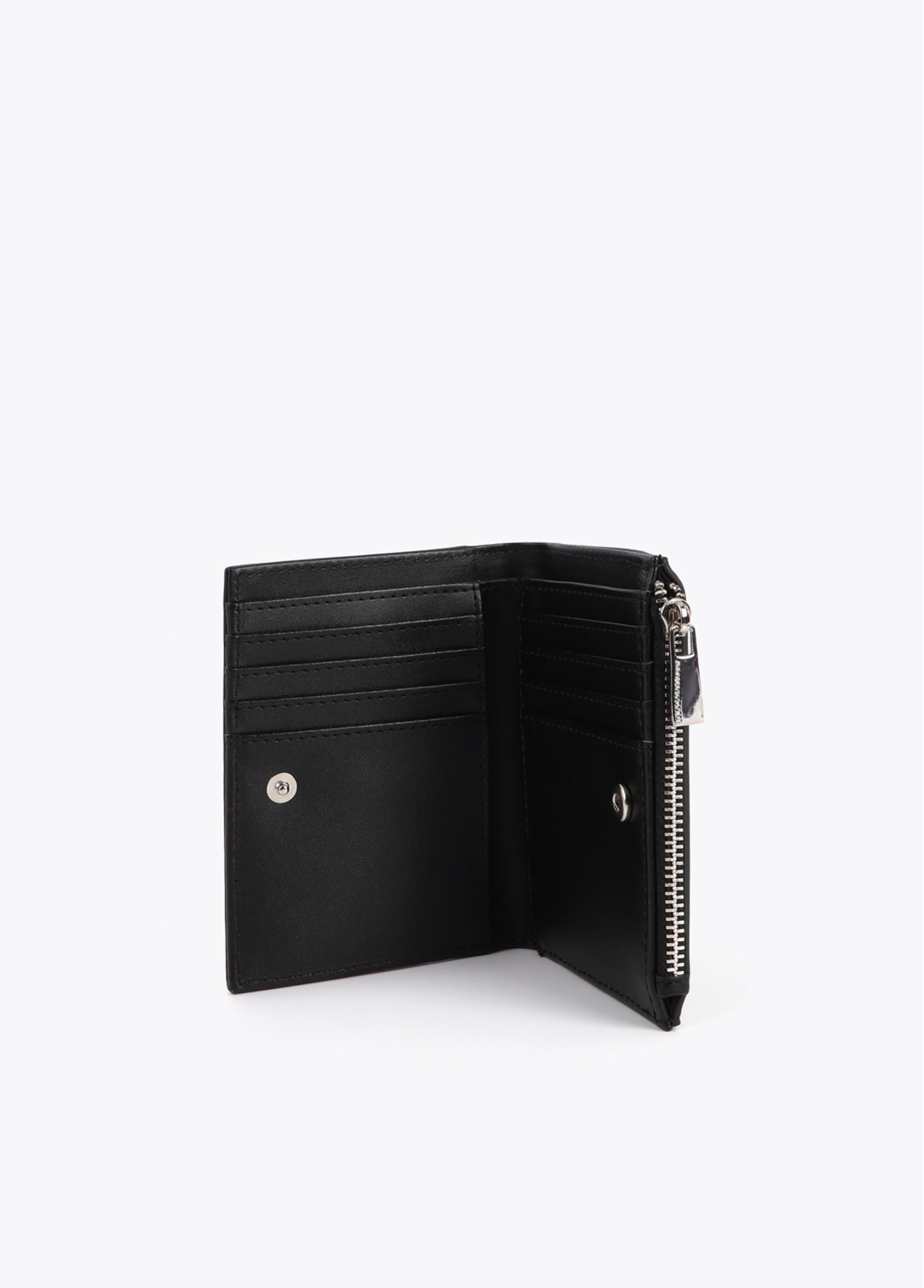 LOLA CASADEMUNT LS2612016 Monedero con tachas oro y plata NEGRO - Imagen 2