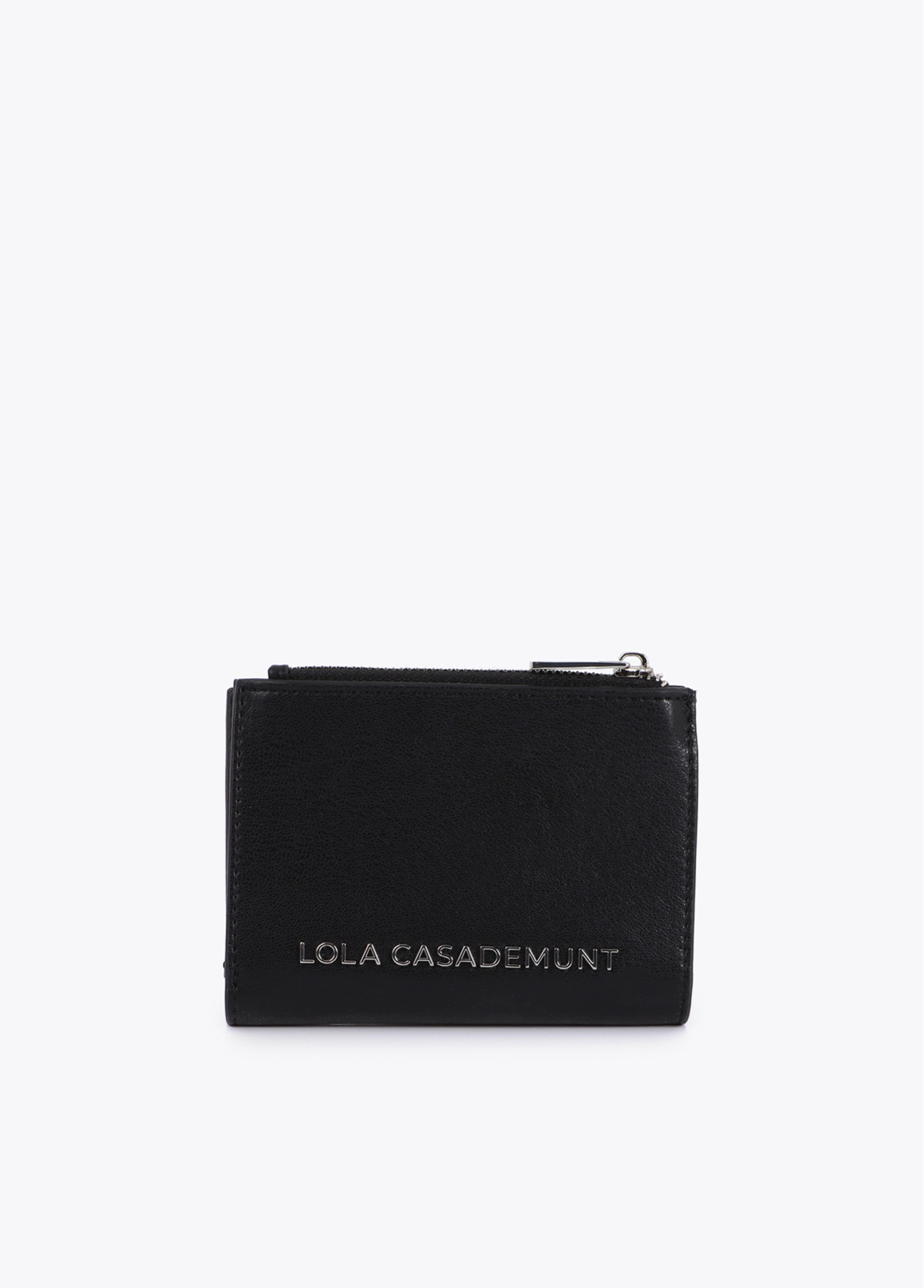 LOLA CASADEMUNT LS2612016 Monedero con tachas oro y plata NEGRO - Imagen 4
