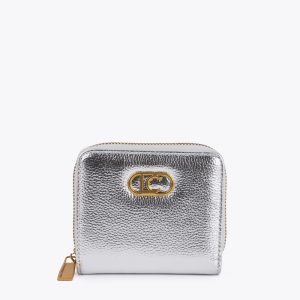 LOLA CASADEMUNT LS2612012 Monedero metaliozado PLATEADO