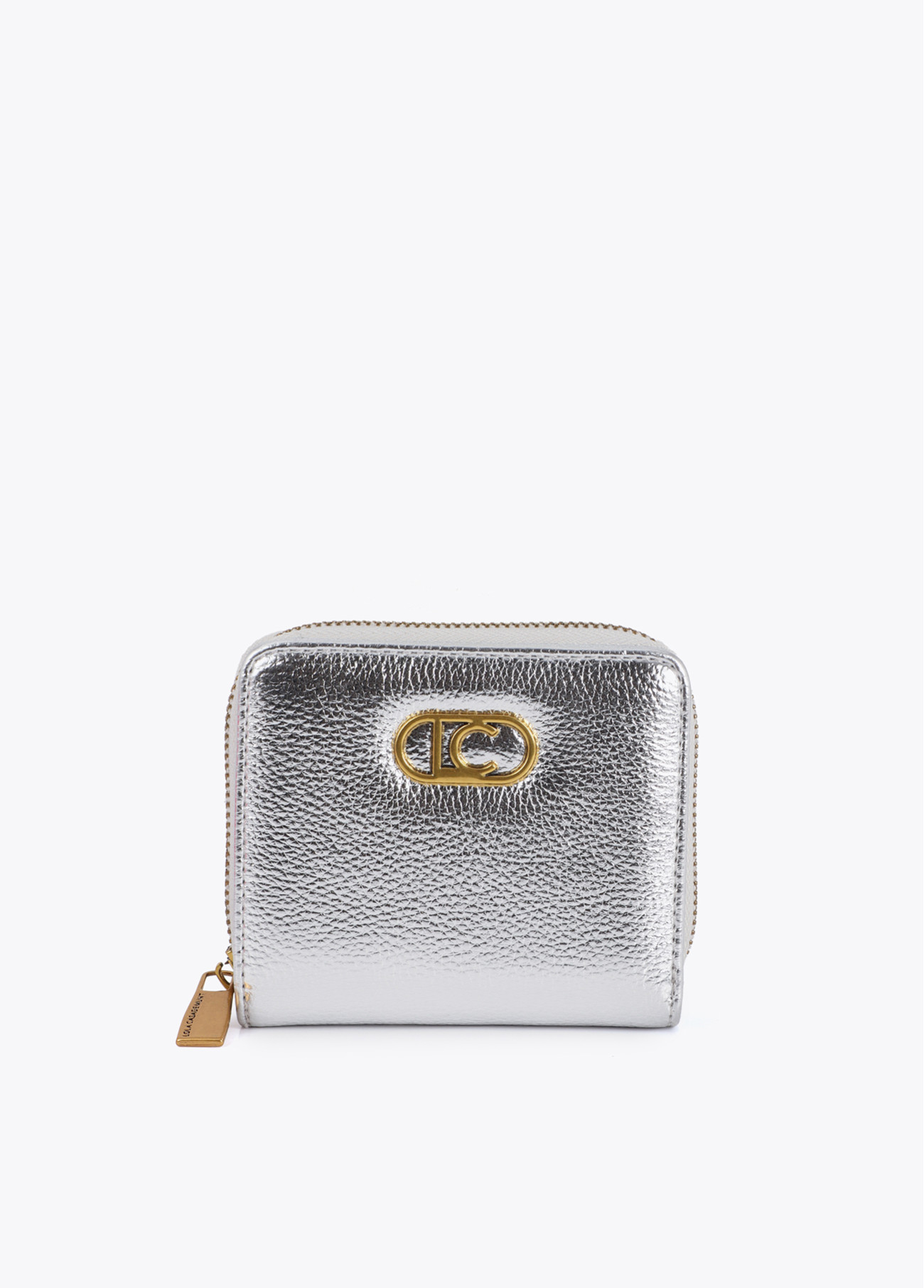 LOLA CASADEMUNT LS2612012 Monedero metaliozado PLATEADO