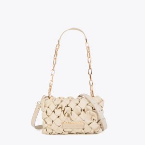 LOLA CASADEMUNT LS2604078 Bandolera material efecto nudos CRUDO